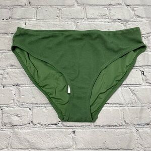 Andie Swim Bikini Bottom Ripple Sea Green Size XL NWT